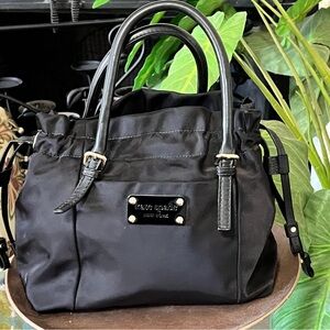 Kate Spade New York Westbury Black Nylon Drawstring Bag